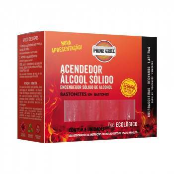 Acendedor Álcool Sólido Estojo Prime Grill