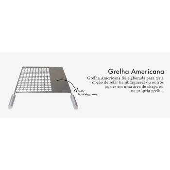 Grelha Americana 45 x 50 inox 430