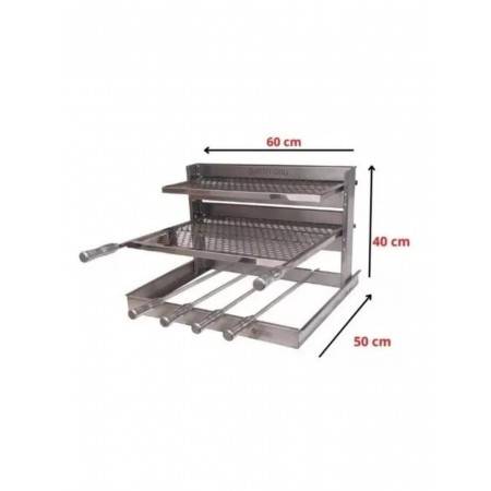 Grill Flutuante para alvenaria 60 cm