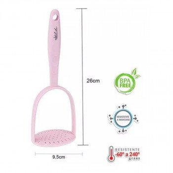 Amassador de batatas em nylon Rosa Weck