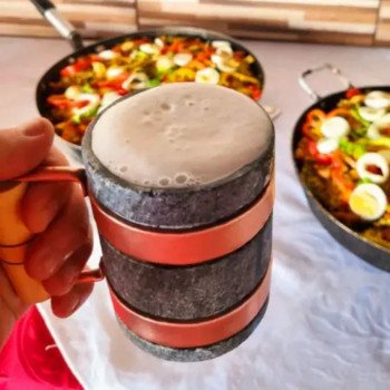 Caneca em Pedra Sabão Chopp Cerveja 350ml