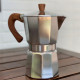 Cafeteira italiana 6 café com cabo de bambu