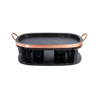 Churrasqueira Oval de Pedra Sabão