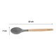 Colher de silicone bambu 32 cm