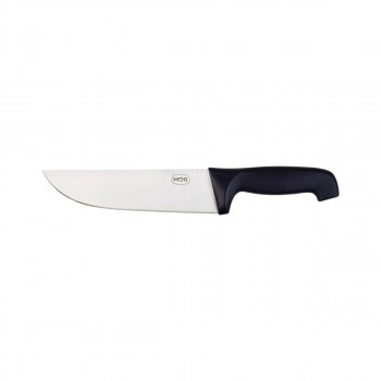 Faca 8' assador aço inox cabo preto