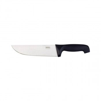 Faca 8' assador aço inox cabo preto