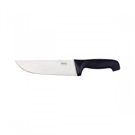 Faca 8' assador aço inox cabo preto