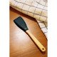 Espátula de silicone com cabo de bambu
