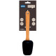 Espátula oval silicone bambu preta