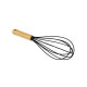 Fouet de silicone bambu preto