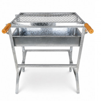 Churrasqueira Alta Galvanizada – 58 x 30 x 93 cm