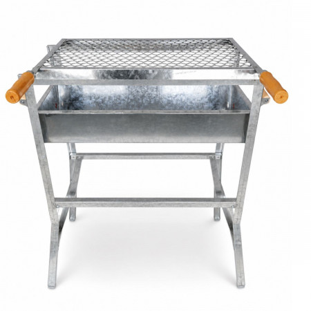 Churrasqueira Alta Galvanizada – 58 x 30 x 93 cm