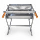Churrasqueira Alta Galvanizada – 58 x 30 x 93 cm