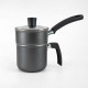 Cuscuzeira Individual Antiaderente 10 cm com Tampa – Cinza ou Vermelha