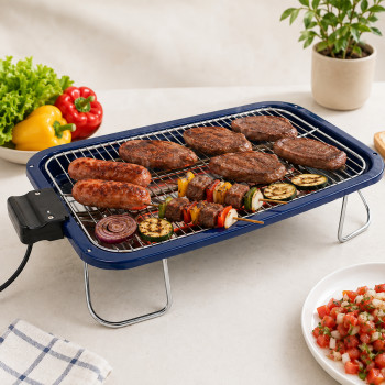 Churrasqueira Elétrica 110V Alfa Suportel Portátil com Grelha 49 x 34 cm