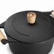 Caçarola de Ferro Fundido Fumil Panela Mineira com Tampa – 16, 18, 20 e 22 cm