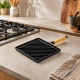 Bifeteira Grill Quadrada de Ferro Fundido Panela Mineira 22 x 22 cm