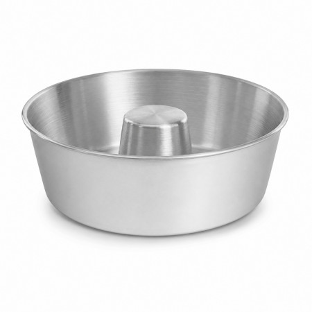 Forma de Bolo de Alumínio nº 28 x 10 Grande – Redonda com Furo Central