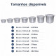 Caçarola Linha Hotel em Alumínio Polido com Tampa – 26 a 40 cm | 6,8 a 23,5 Litros