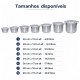 Caçarola Linha Hotel em Alumínio Polido com Tampa – 26 a 40 cm | 6,8 a 23,5 Litros