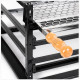 Grill para Churrasqueira de Alvenaria Desmontável com Grelha e Espetos – 48 a 90 cm