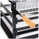 Grill para Churrasqueira de Alvenaria Desmontável com Grelha e Espetos – 48 a 90 cm