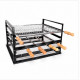 Grill para Churrasqueira de Alvenaria Desmontável com Grelha e Espetos – 48 a 90 cm