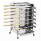 Churrasqueira Vertical a Carvão Sem Fumaça com 12 Espetos – 51 x 43 cm | Sob Encomenda