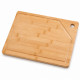 Tábua de Bambu Mor para Churrasco e Cozinha – 35 x 25 x 1,5 cm