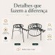 Queimador para Paellera Duplo ou Triplo Pé Alto Alta Pressão Roa