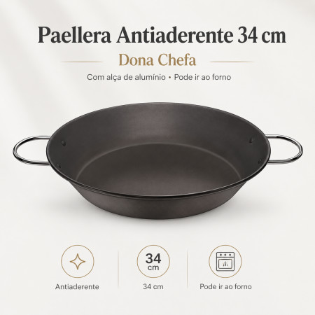 Paellera 42 Antiaderente Dona Chefa