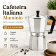 Cafeteira Italiana de Alumínio – 3, 6, 9 ou 12 Cafés
