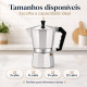 Cafeteira Italiana de Alumínio – 3, 6, 9 ou 12 Cafés
