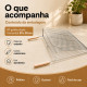 Grelha Dupla Horizontal para Churrasco 50 x 38 cm
