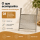 Grelha para Churrasqueira em Tela Moeda Inox 55 x 40 cm