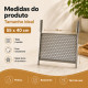 Grelha para Churrasqueira em Tela Moeda Inox 55 x 40 cm