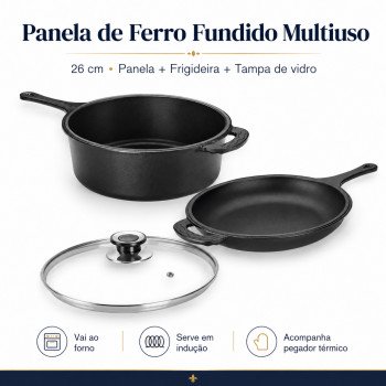 Panela Multiuso Ferro Fundido