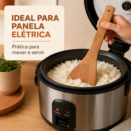 Colher de Pau para Panela Elétrica 25 cm