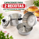 Forma de Pudim banho maria para 2 receitas