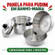 Forma de Pudim banho maria para 2 receitas
