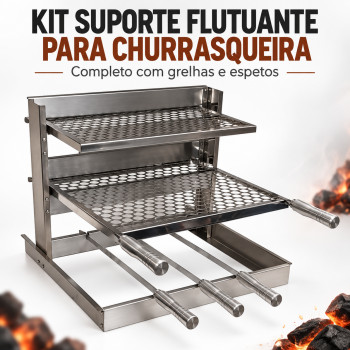 Grill Flutuante para alvenaria 50 cm