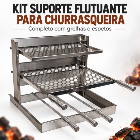 Grill Flutuante para alvenaria 50 cm