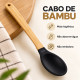 Colher de Silicone/Bambu