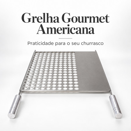 Grelha Gourmet Americana 45x50