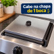 Abafador de hambúrguer retangular pequeno
