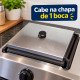 Abafador de hambúrguer retangular pequeno