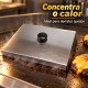 Abafador de hambúrguer retangular pequeno