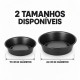Forma Ballerine Redonda Antiaderente para Bolo Piscina – 19 ou 26 cm