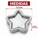 Forma Ballerine Estrela 17,5x4,5cm