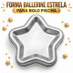 Forma Ballerine Estrela 17,5x4,5cm